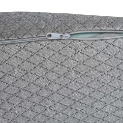 Coussin en coin Gris 69 x 64 x 19 cm Mousse à mémoire de forme 514297514297