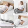 Coussin en coin Blanc 69 x 64 x 19 cm Mousse à mémoire de forme 514298514298