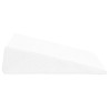 Coussin en coin Blanc 69 x 64 x 19 cm Mousse à mémoire de forme 514298514298