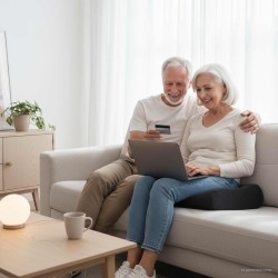 Coussin d’assise Uni Noir 40 x 40 x 13 cm Mousse PU 514299514299