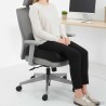Coussin d’assise Uni Noir 40 x 40 x 13 cm Mousse PU 514299514299