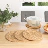 Nappes rondes en osier 10 pcs Naturel Ø 30 cm Jacinthe d'eau 514316514316