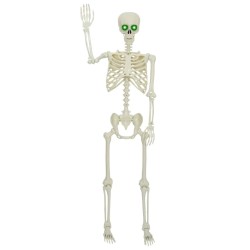 Squelette d'Halloween Blanc 155 x 38.5 cm Plastique 514329514329