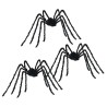Décoration Araignée Halloween 3 pcs Noir 200 cm 514330514330