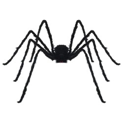 Décoration Araignée Halloween 3 pcs Noir 200 cm 514330514330