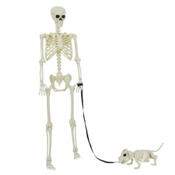 Squelette de décoration Halloween 2 pcs Blanc Polypropylène 514331514331