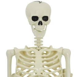 Squelette de décoration Halloween 2 pcs Blanc Polypropylène 514331514331