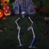 Squelette d'Halloween avec piquets de sol Blanc 45,5 x 13 cm 514333514333