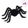 Décoration Araignée Halloween 6 pcs Noir 75 cm 514334514334