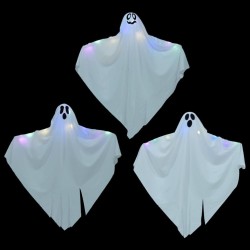 Fantôme Suspendu Halloween 3 pcs Blanc 52 x 62 cm Polyester 514335514335