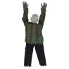 Zombie rampant d'Halloween Vert 112 x 25.5 x 21.5 cm Polyester 514338514338