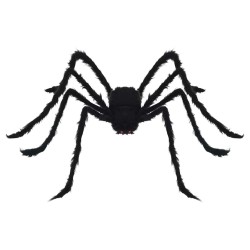 Décoration Araignée Halloween 3 pcs Noir 150 cm 514339514339