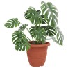 Pot à fleurs rond 6 pcs Rouge brique Ø 39 x 32 cm Plastique 514358514358