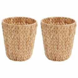 Bacs à papier 2 pcs Naturel 26 x 26 x 29 cm Jacinthe d'eau 514359514359