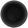 Pot à fleurs rond 6 pcs Noir Ø 22 x 18 cm Plastique 514379514379