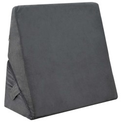 Coussin en coin Gris 55 x 55 x 26 cm Mousse à mémoire de forme 514407514407