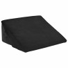 Coussin en coin Noir 55 x 55 x 26 cm Mousse à mémoire de forme 514408514408