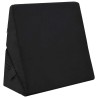 Coussin en coin Noir 55 x 55 x 26 cm Mousse à mémoire de forme 514408514408