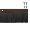 Brosses d'étanchéité pour porte à visser 2 pcs Marron 100 cm 514413514413