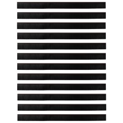 Brosses de porte adhésives 12 pcs Marron 100 cm 514414514414