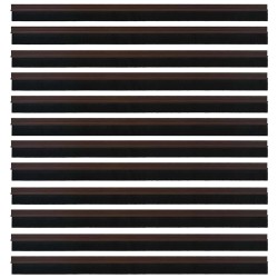 Brosses de porte adhésives 12 pcs Marron 100 cm 514422514422