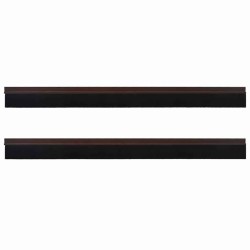 Brosses de porte adhésives 2 pcs Marron 100 cm 514424514424