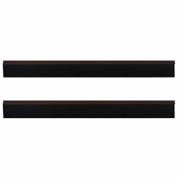 Brosses de porte adhésives 2 pcs Marron 100 cm 514425514425