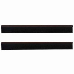 Brosses de porte adhésives 2 pcs Marron 100 cm 514426514426