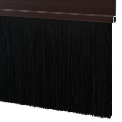 Brosses de porte adhésives 2 pcs Marron 100 cm 514426514426