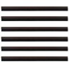 Brosses de porte adhésives 6 pcs Marron 100 cm 514427514427