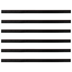 Brosses de porte adhésives 6 pcs Marron 100 cm 514431514431