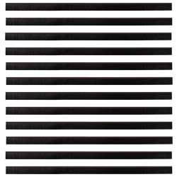 Brosses de porte adhésives 12 pcs Marron 100 cm 514432514432