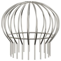 Garde-feuilles de Gouttière 2 pcs Argent 200 mm 514439514439