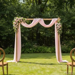 Arche de mariage Marron Clair 225 x 95 x 226 cm 514441514441