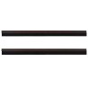 Brosses de porte adhésives 2 pcs Marron 100 cm 514449514449