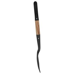 Pelle Noir 68,5 cm Acier Émaillé et Bois Massif 514450514450