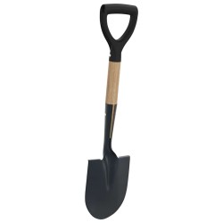 Pelle Noir 68,5 cm Acier Émaillé et Bois Massif 514450514450