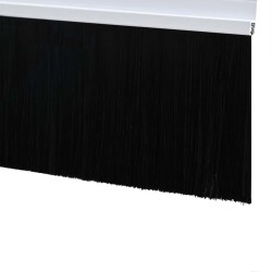 Brosses de porte adhésives 12 pcs Blanc 100 cm 514451514451