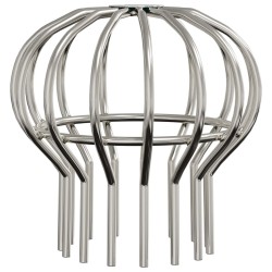 Garde-feuilles de Gouttière 8 pcs Argent 110 mm 514455514455