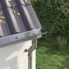 Garde-feuilles de Gouttière 8 pcs Argent 75 mm Acier inoxydable 514457514457