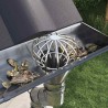 Garde-feuilles de Gouttière 2 pcs Argent 75 mm Acier inoxydable 514458514458