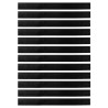Brosses d'étanchéité pour porte à visser 12 pcs Noir 100 cm 514462514462