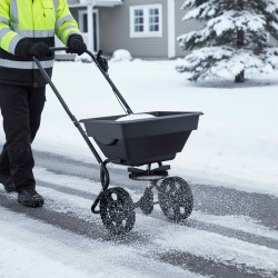 Épandeur Noir 82 x 46 x 75 cm PVC et Acier 514464514464