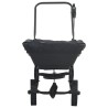 Épandeur Noir 82 x 46 x 75 cm PVC et Acier 514464514464