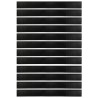 Brosses d'étanchéité pour porte à visser 12 pcs Noir 100 cm 514465514465