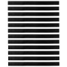 Brosses d'étanchéité pour porte à visser 12 pcs Noir 100 cm 514466514466