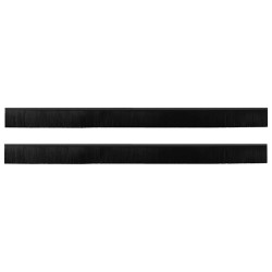 Brosses d'étanchéité pour porte à visser 2 pcs Noir 100 cm 514469514469