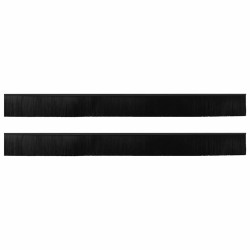 Brosses d'étanchéité pour porte à visser 2 pcs Noir 100 cm 514470514470