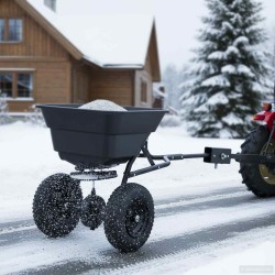 Épandeur Noir 53 x 108 x 74 cm PVC et Acier 514472514472