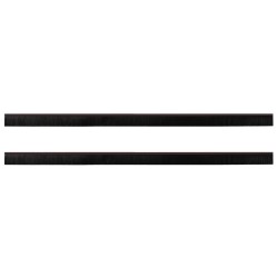 Brosses de porte adhésives 2 pcs Marron 100 cm 514474514474